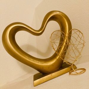 Two Gold Color Onaments